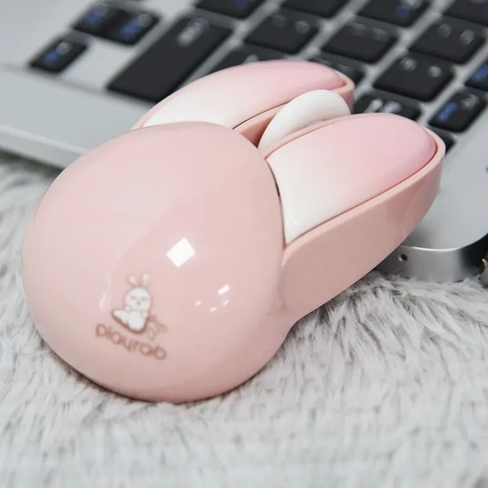 Cute Rabbit Silent Wireless Mini Mouse 7