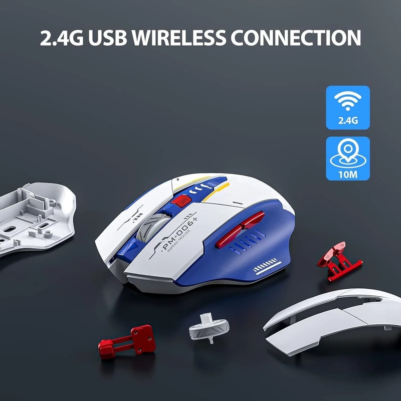 Mecha Edition Silent Wireless Mouse 1