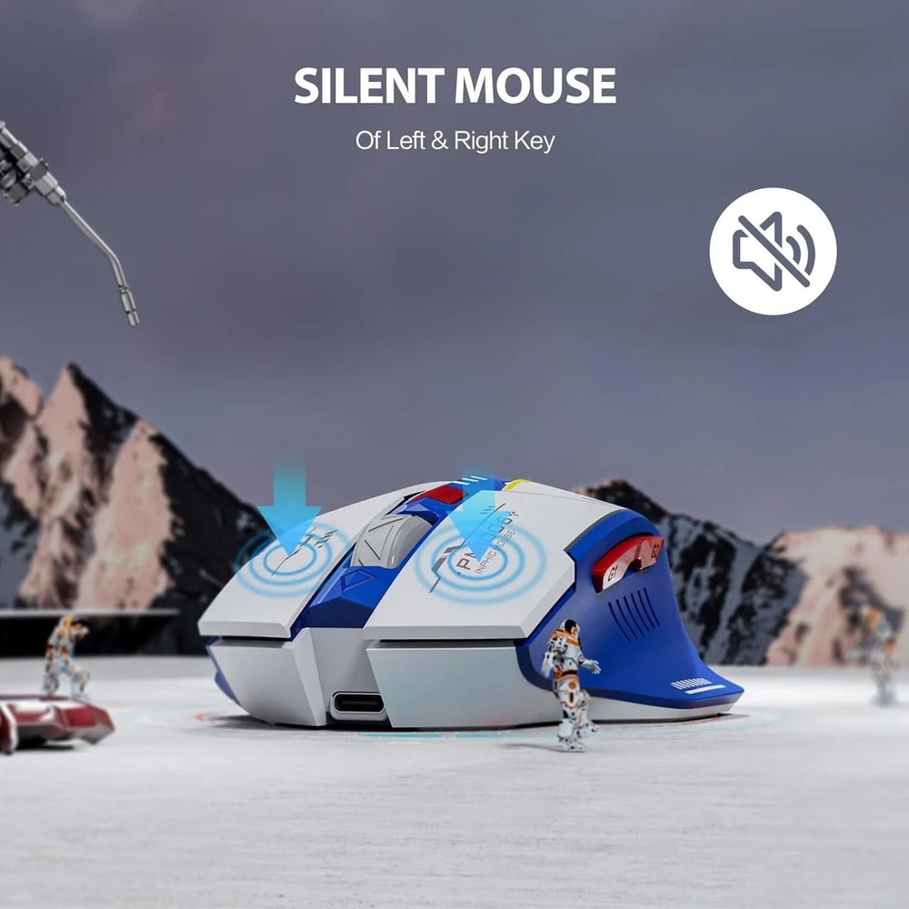 Mecha Edition Silent Wireless Mouse 3