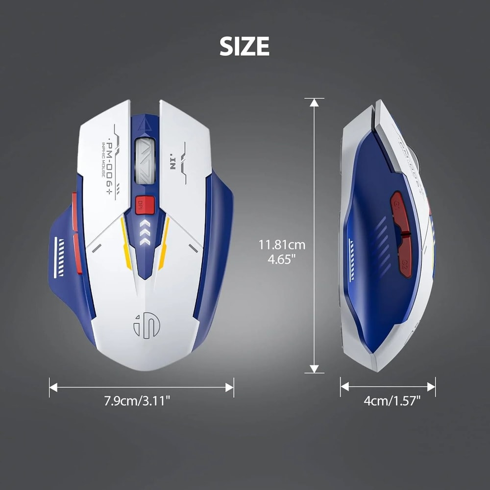Mecha Edition Silent Wireless Mouse 5