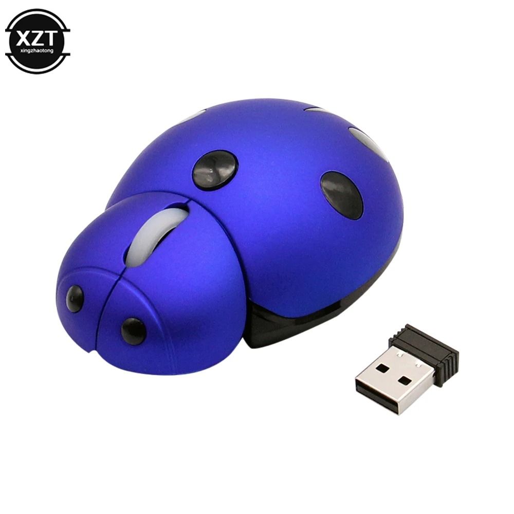 Creative Ladybug Shaped Mini Wireless Mouse 5