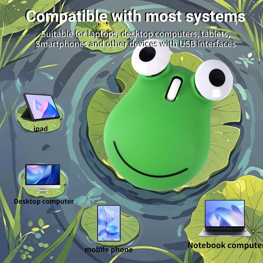 Creative DualMode Frog Silent Wireless Mouse 1