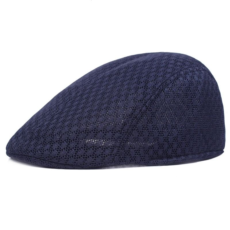 Summer Mesh Flat Cap Casual Beret 4