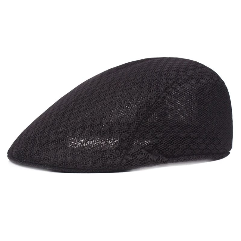 Summer Mesh Flat Cap Casual Beret 7