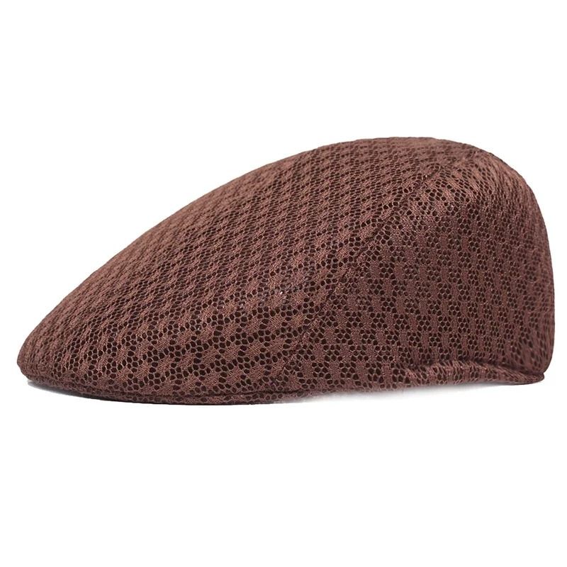 Summer Mesh Flat Cap Casual Beret 9