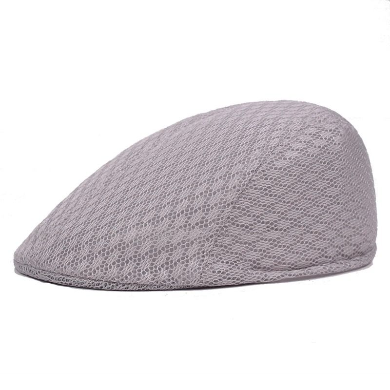 Summer Mesh Flat Cap Casual Beret 11