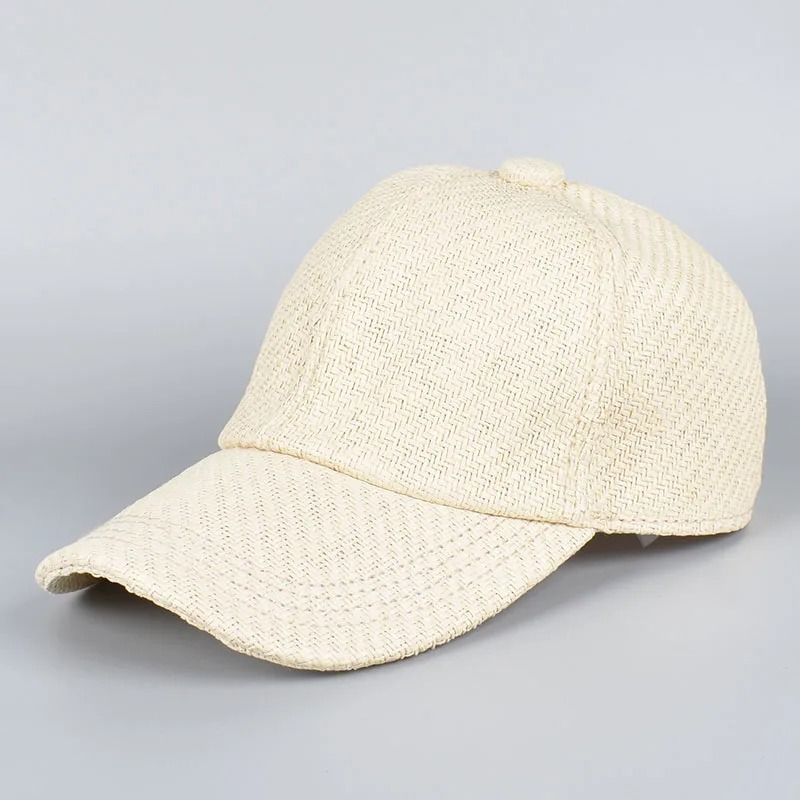 Straw Mesh Baseball Cap Hybrid Sun Hat 6