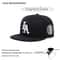 Los Angeles Earth Letter Embroidered Flat Edge Hat 1