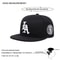 Los Angeles Earth Letter Embroidered Flat Edge Hat 1