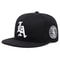 Los Angeles Earth Letter Embroidered Flat Edge Hat 8