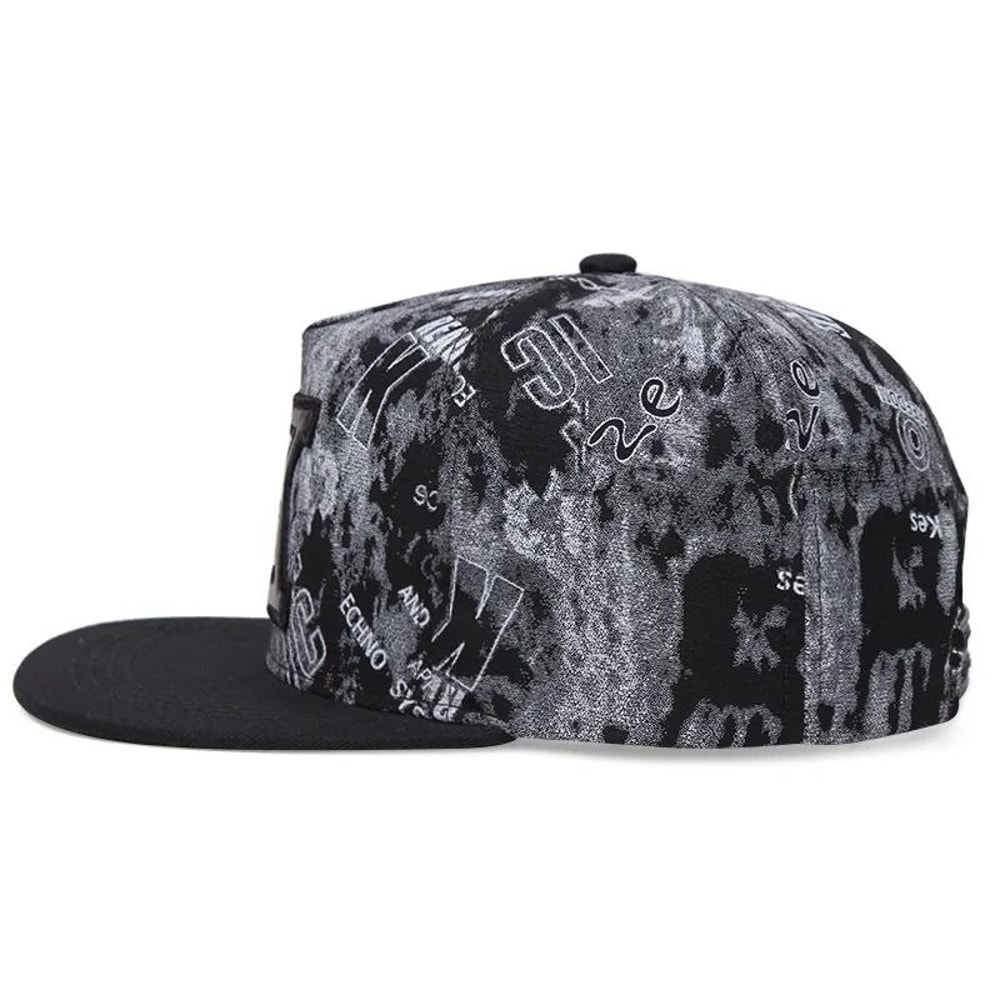 New Printed K Letter FlatBrimmed HipHop Hat 4