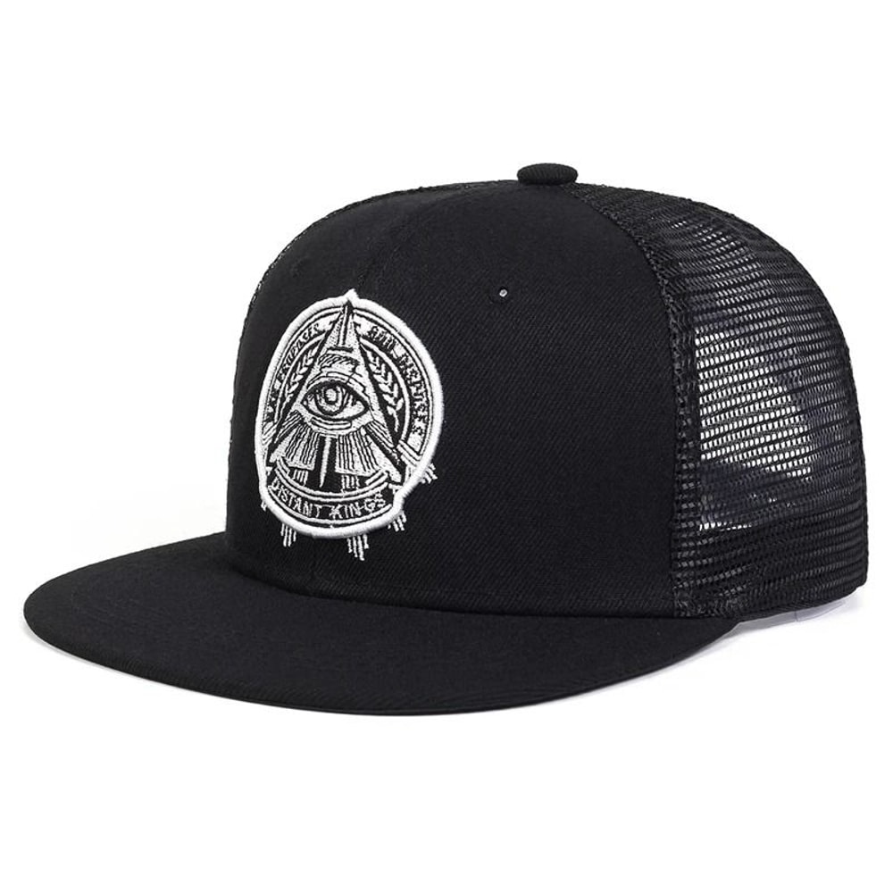 Eye Of God Flat Edge Mesh HipHop Hat 5