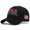 USA Side American Flag Flat Edge Hat 4