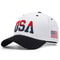 USA Side American Flag Flat Edge Hat 7