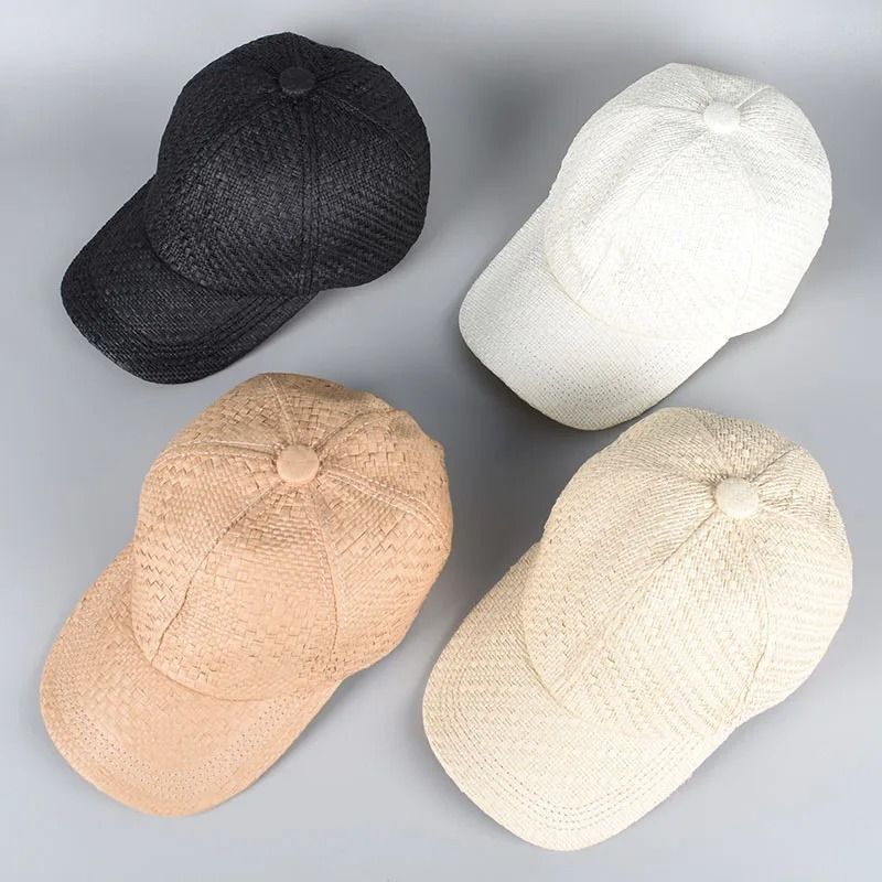 Professional Straw Mesh Baseball Cap Hybrid Sun Hat 1