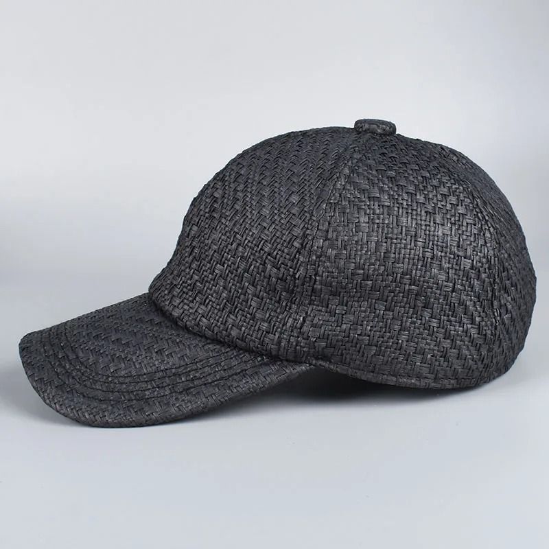 Professional Straw Mesh Baseball Cap Hybrid Sun Hat 3
