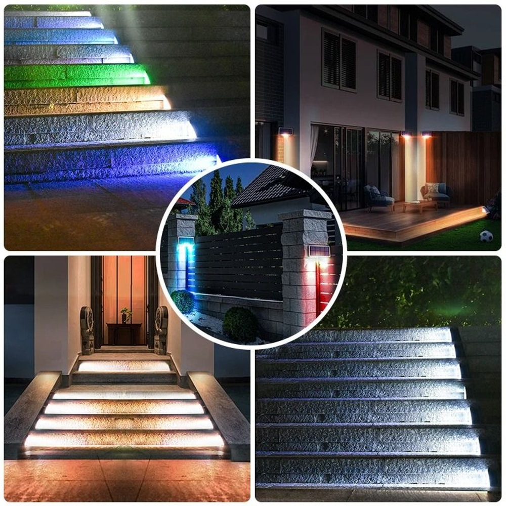 Solar LED Step Stair Lighting System 5