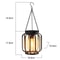 Metal Hollow Solar Lantern Garden Lamp 8