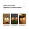 Outdoor Square Solar Wall Fence Decoration Lamp 5