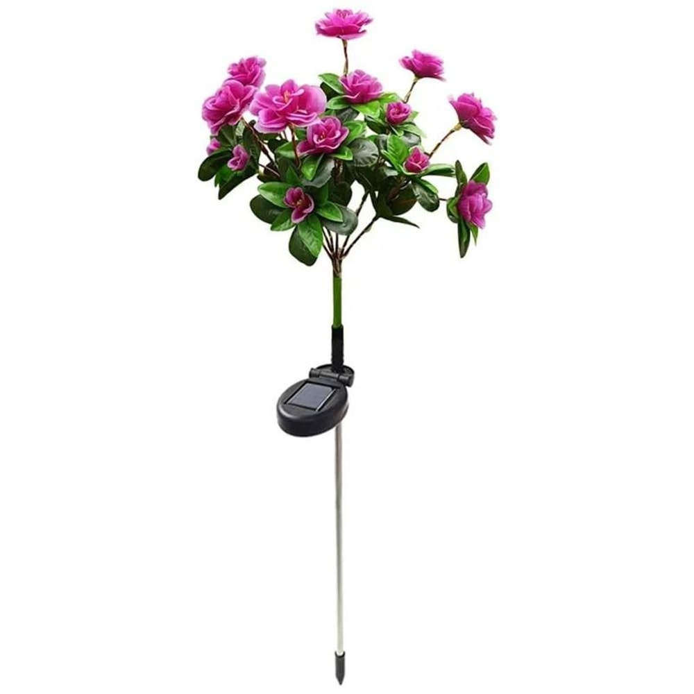 Waterproof Solar Azalea Flower Landscape Light 9