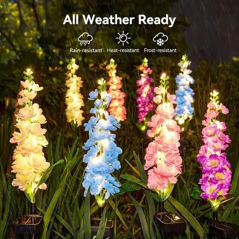 Solar Swallowgrass Landscape Flower Lantern 5