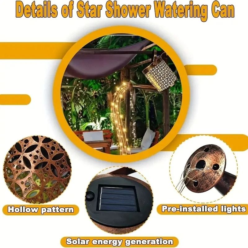 Vintage Solar Tea Kettle Lantern 4