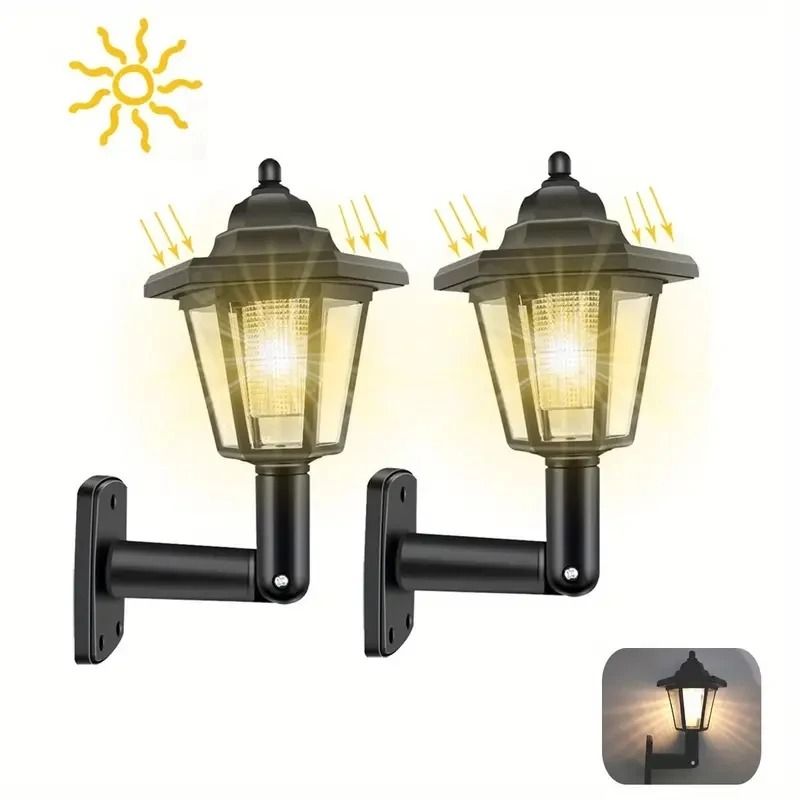 DualDirectional Solar Wall Atmosphere Lamp 2Set 6