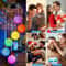 Colorful Solar Particle Ball Wind Chime Light 0