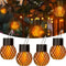 Solar Hanging Flame Effect Lantern 1