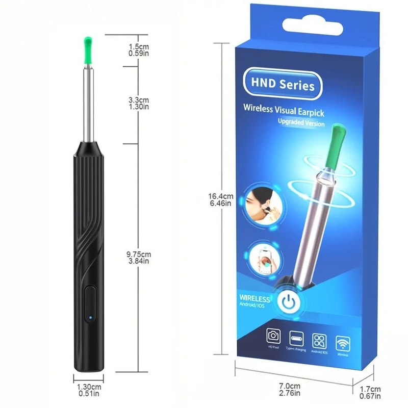 Wireless HD Ear Cleaner Visual Otoscope Kit 6