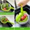 3Quart Collapsible 2in1 Salad Spinner Colander 5