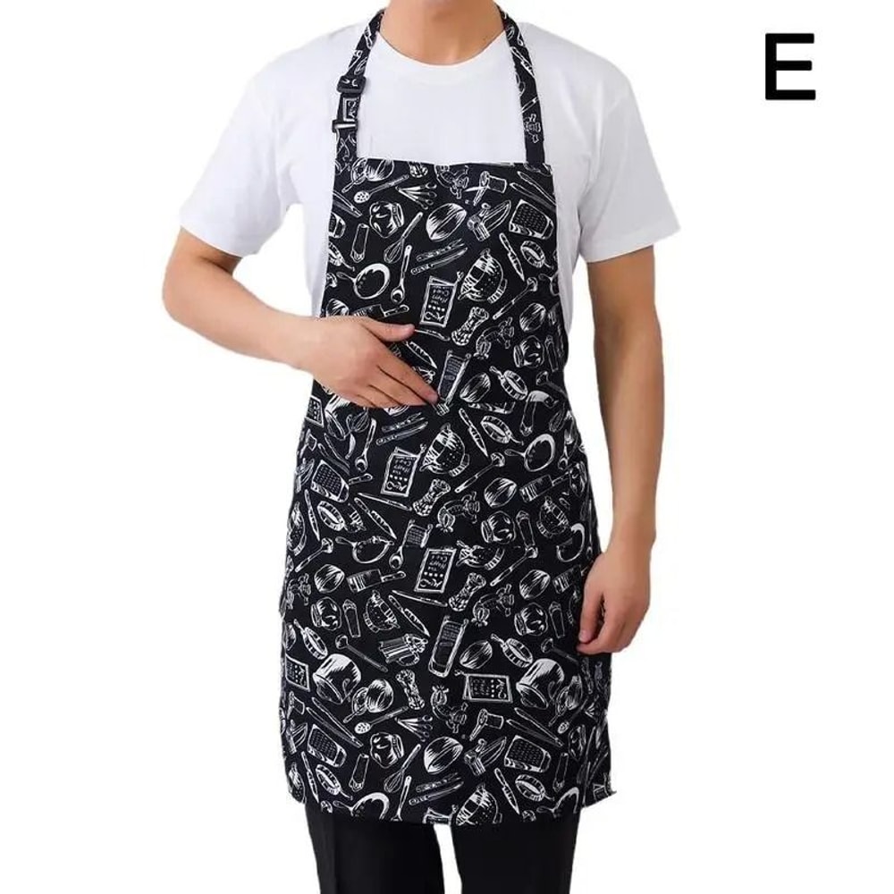 Halterneck Chef Catering Apron With Dual Storage 9