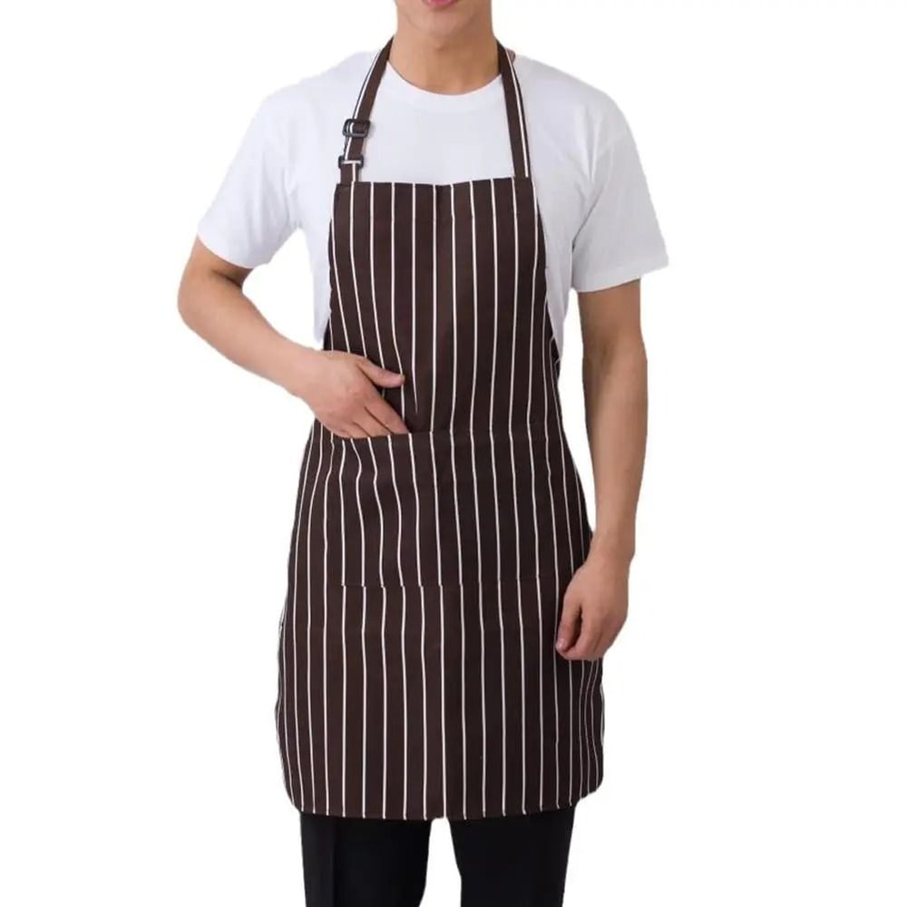 Halterneck Chef Catering Apron With Dual Storage 5