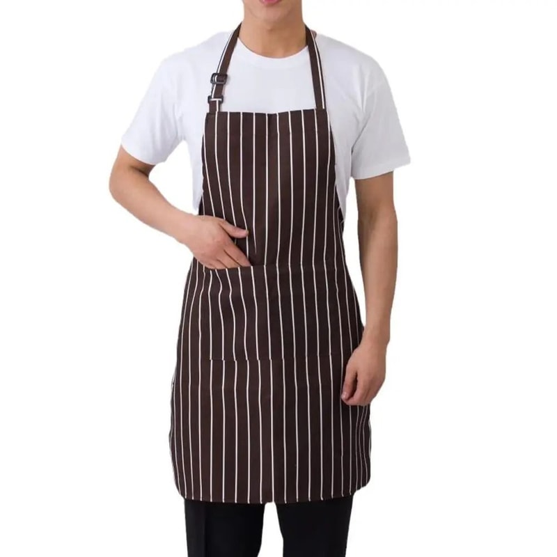 Halterneck Chef Catering Apron With Dual Storage 5