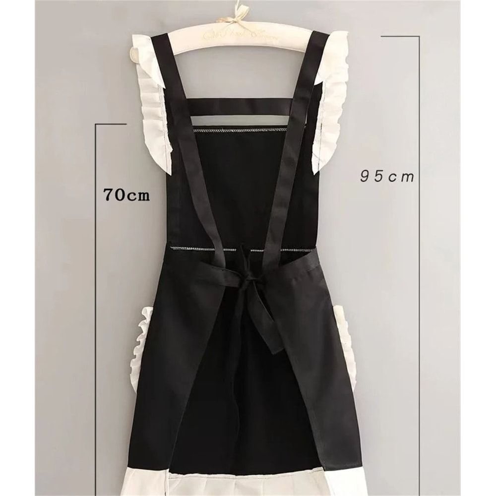 Japanese Maid Style Household Workwear Apron 1