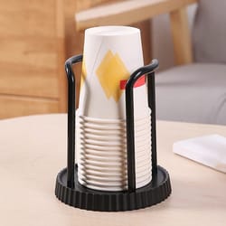 simple paper cup storage rack & extractor