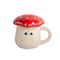 Creative Red Mushroom Ceramic Coffee Cup 4