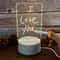 Luminous LED Acrylic Message Board Night Light 1