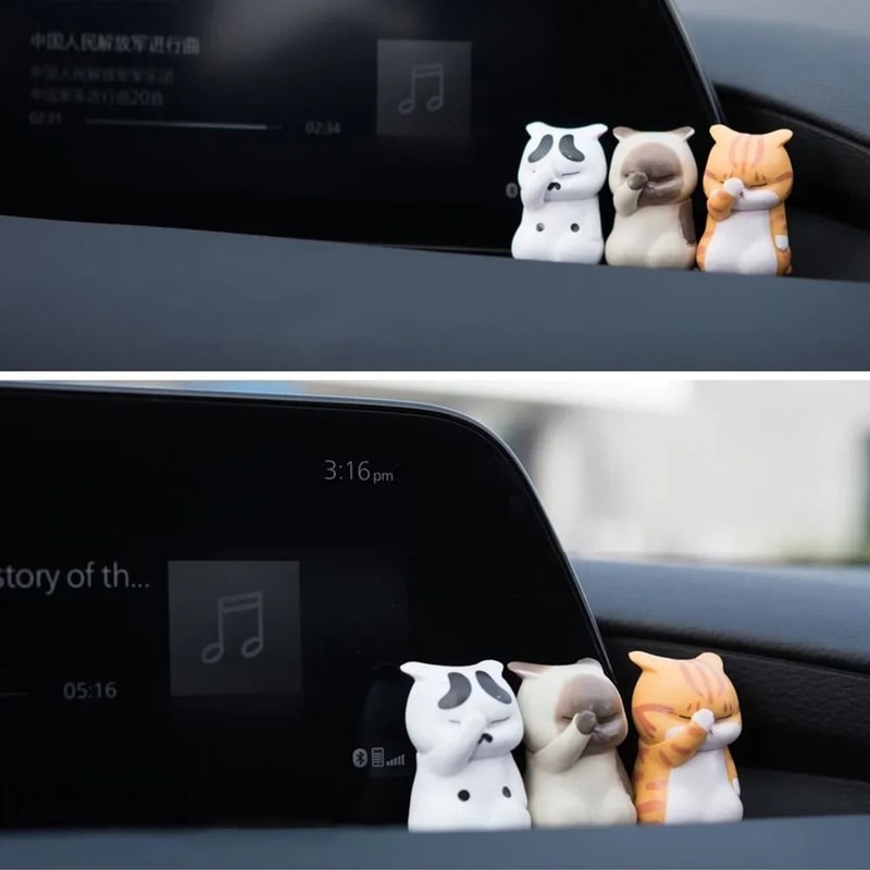 Kawaii Cute Cat Doll Desktop Ornamen 3