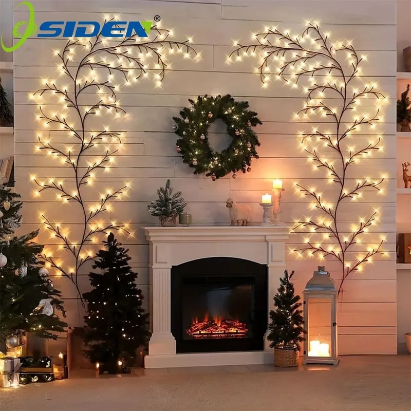96LED Willow Vine Atmosphere Light Room Decoration 1