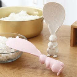 creative standing rabbit rice spatula