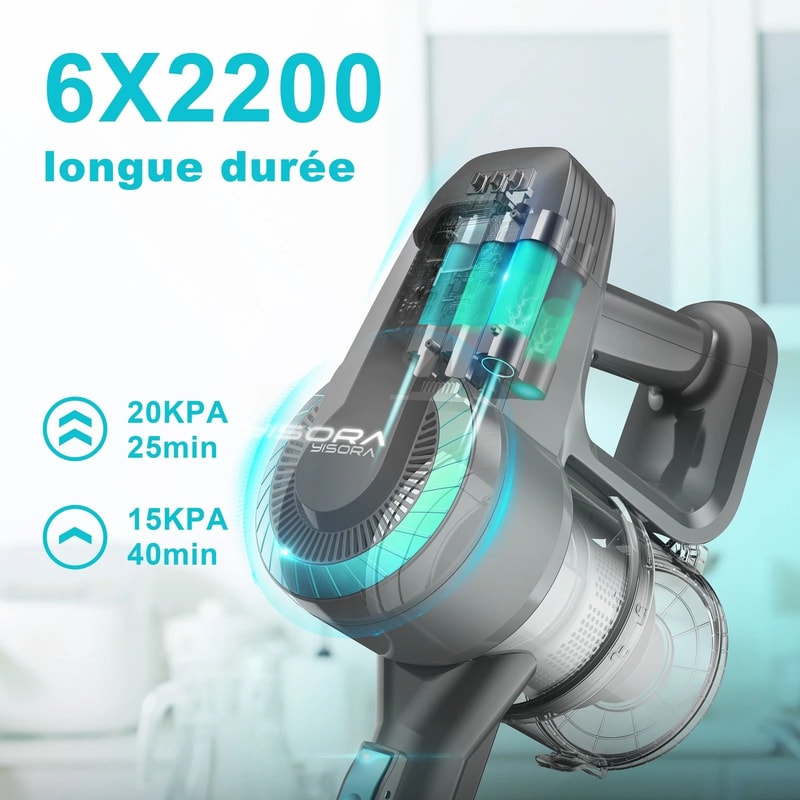 HighPower Cordless Upright Vacuum Cleaner 3