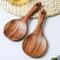 Handcrafted Teak Wood Rice Spoon Serving Paddle 1
