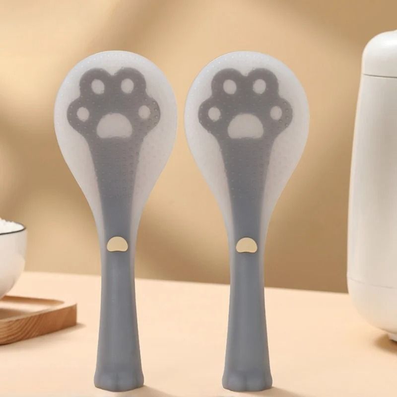 Cat Paw Standing Rice Spoon NonStick Scooper 4