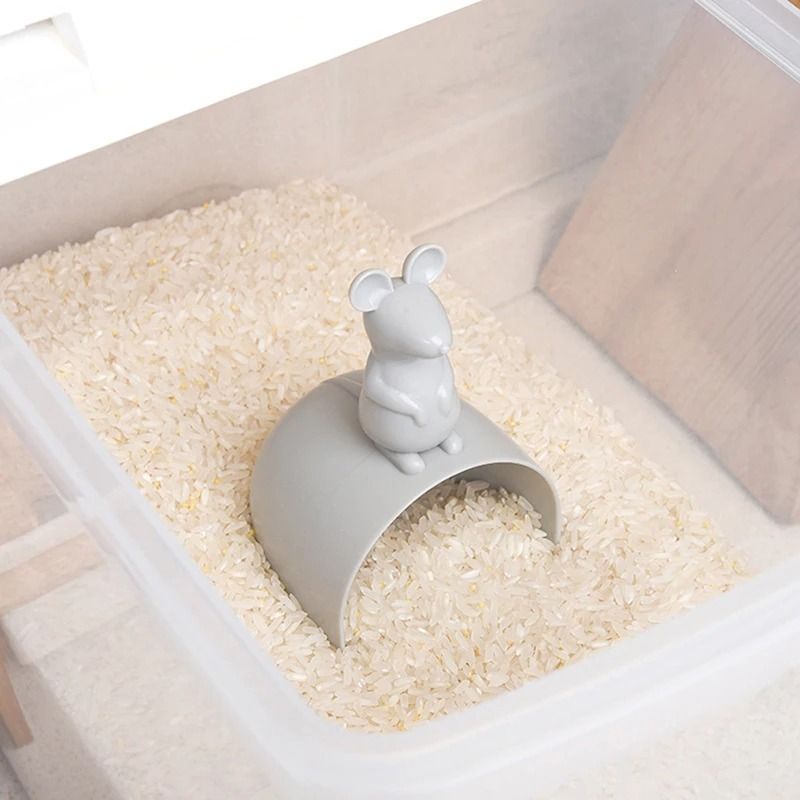 Mouse Shape Measuring Rice Scoop Kitchen Shovel 2