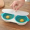 Microwave DoubleCup Egg Poacher Lotus Maker 0
