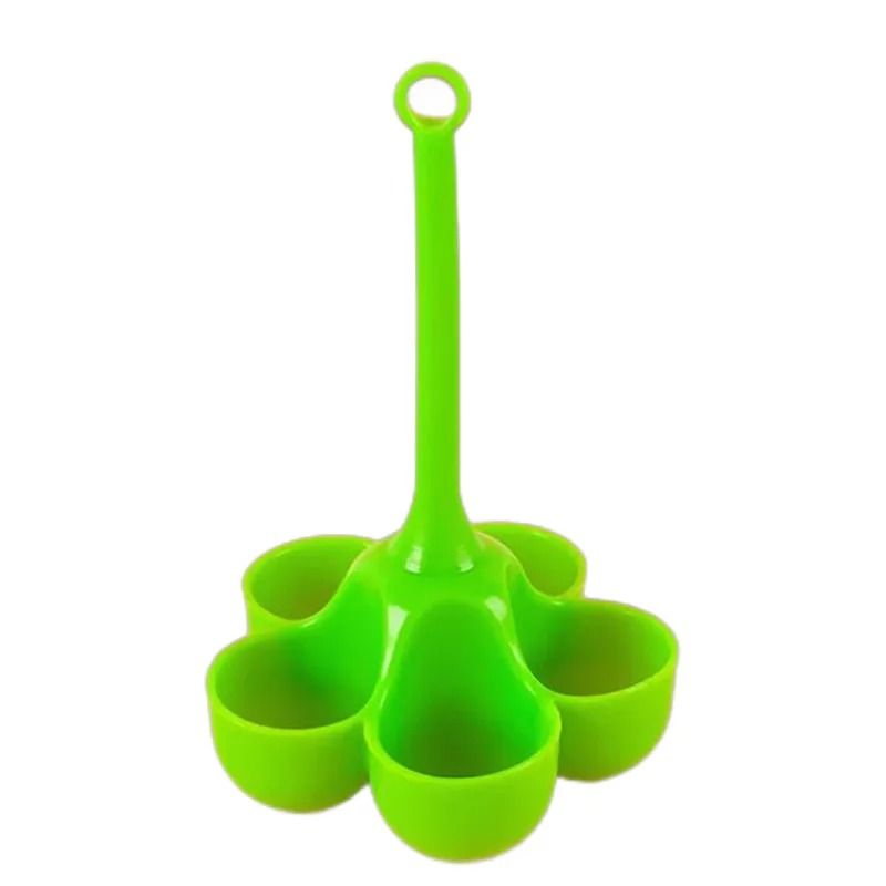 5Hole Silicone Egg Cooker Steaming Tray 6