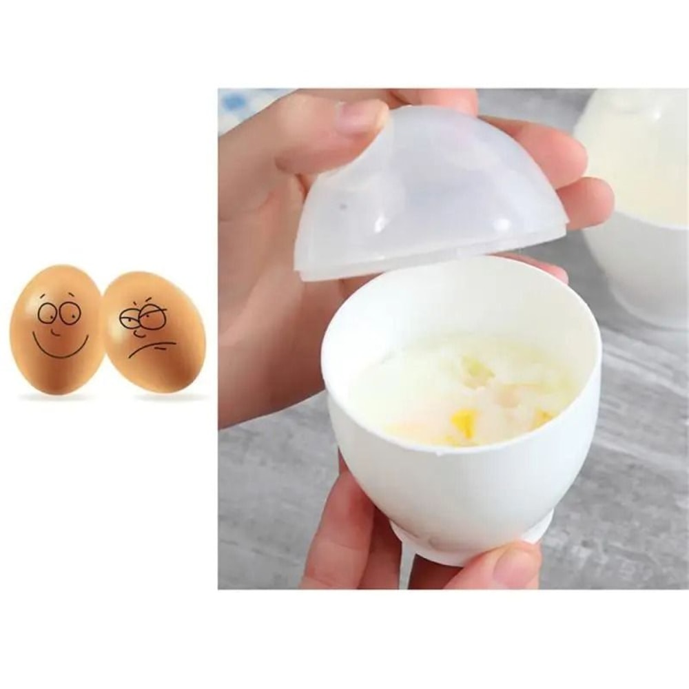 DualUnit Microwave Egg Steamer Nutritious Breakfast Kit 1