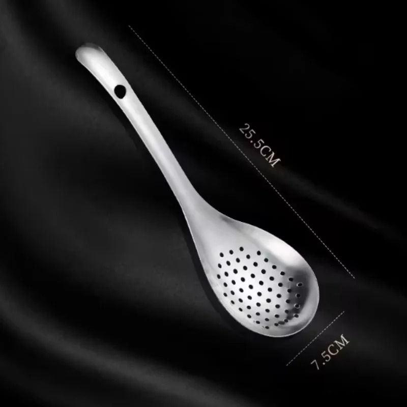 304 Stainless Steel Precision Strainer Skimmer Spoon 7