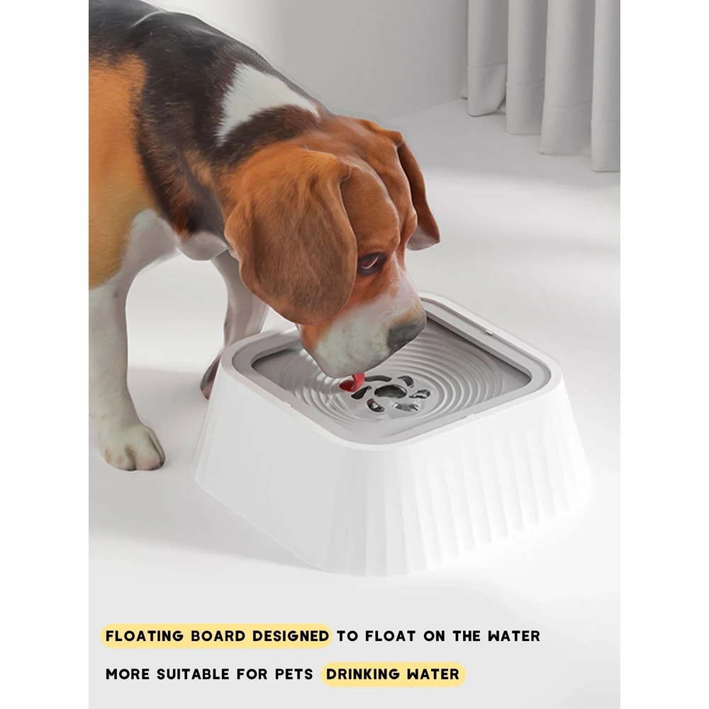 AntiSplash Floating Pet Water Fountain 0